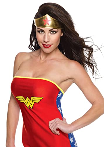 Rubie's Official Wonder Woman Tiara Fancy Dress Costume One Size