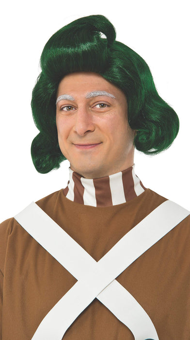 Rubie's Official Willy Wonka and The Chocolate Factory Oompa Loompa Adults Green Wig (One Size