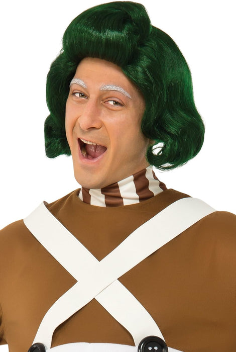 Rubie's Official Willy Wonka and The Chocolate Factory Oompa Loompa Adults Green Wig (One Size