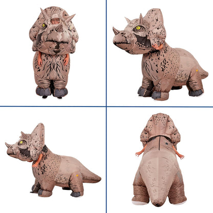 Rubie's Jurassic World 2 Inflatable Triceratops Adult Fancy Dress Costume