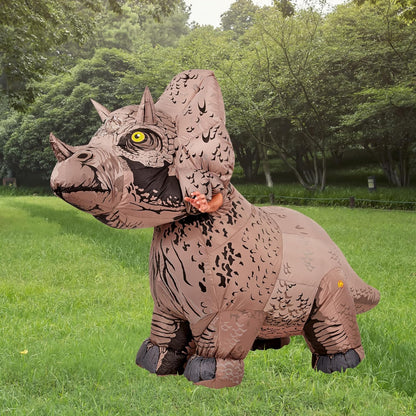 Rubie's Jurassic World 2 Inflatable Triceratops Adult Fancy Dress Costume