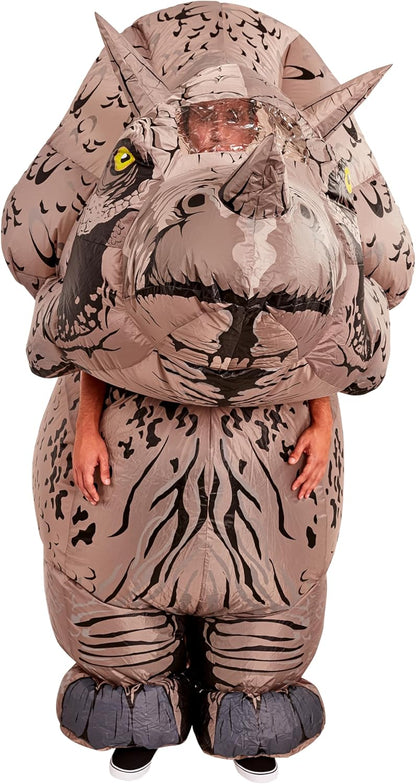 Rubie's Jurassic World 2 Inflatable Triceratops Adult Fancy Dress Costume