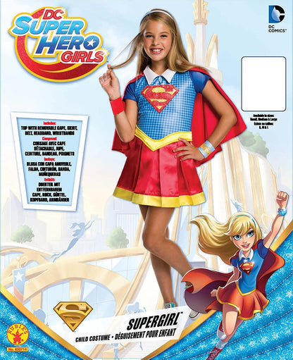 DC Super Héros Filles 620714 M Rubie's Deluxe Super Girl Costume (Taille M