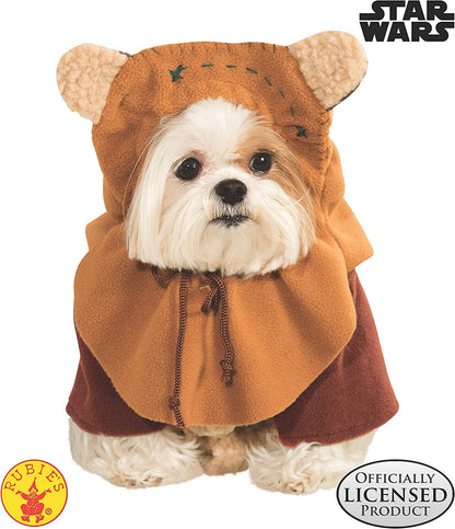Rubie's Official Star Wars Ewok Pet Dog Costume Small, Neck to Tail 11", Chest 17" Halloween Halloween