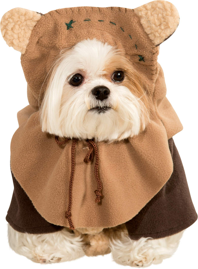 Rubie's Official Star Wars Ewok Pet Dog Costume Small, Neck to Tail 11", Chest 17" Halloween Halloween