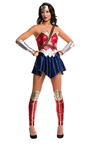 Rubie's Disfraz oficial de DC Comics Dawn of Justice Wonder Woman para mujer, disfraz de superhéroe para adultos