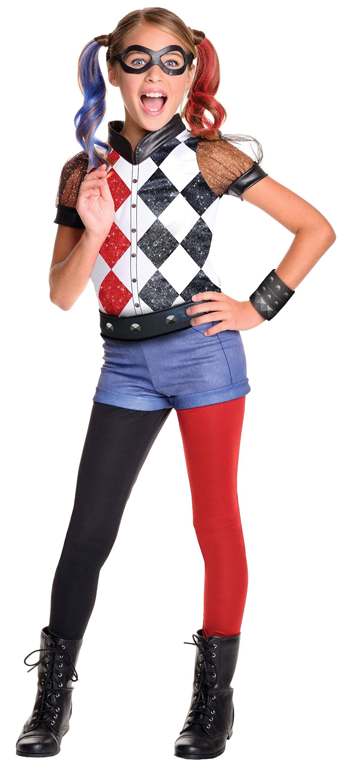 Rubies 620712 Disfraz Harley Quinn, Multicolor, 5-7 años, Talla M