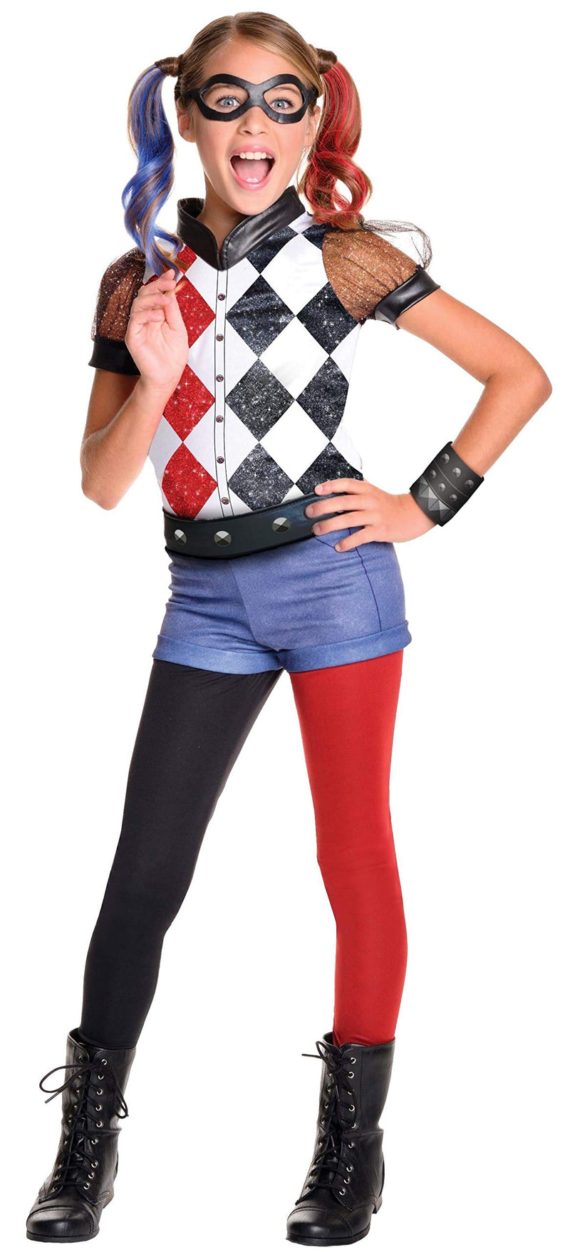 Rubies 620712 Disfraz Harley Quinn, Multicolor, 5-7 años, Talla M