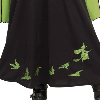 Girls Official Licensed Wizard of Oz Wicked Witch Halloween Book Day Fancy Dress Costume Outfit 3-10 Years