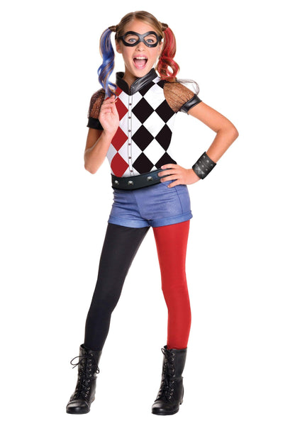 Rubies Déguisement officiel de super-héros DC Harley Quinn pour fille