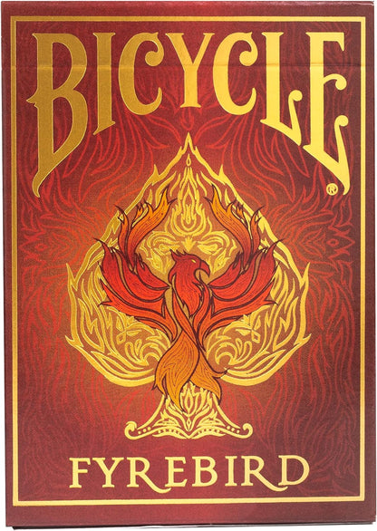 Bicycle Fyrebird Playing Cards - 1 Deck, Air Cushion Finish, Professional, Superb Handling & Durability, Great Gift For Card Collectors (Pack of 2) Standard (Pack of 2) Fyrebird