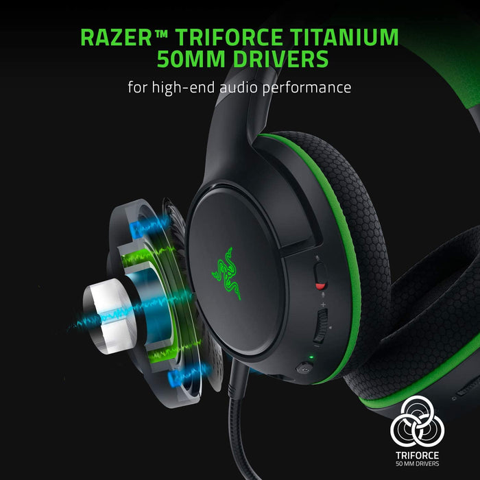 Razer Kaira Pro - Wireless Headset for Xbox Series X and Mobile Xbox Gaming (TriForce Titanium 50 mm Drivers, HyperClear Supercardioid Mic, Dedicated Mobile Mic