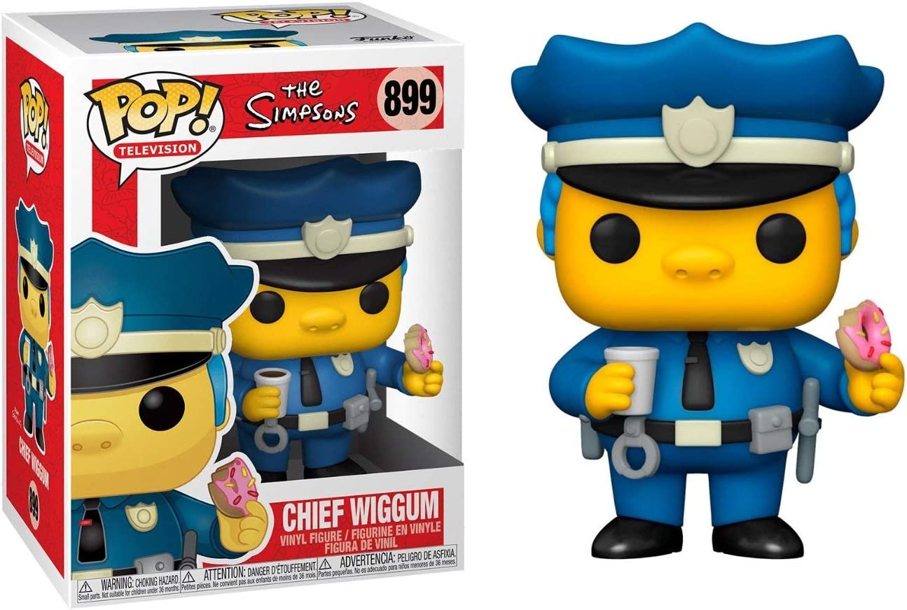 Funko POP! Animation: The Simpsons-Chief Wiggum - Collectable Vinyl Figure - Gift Idea - Official Merchandise - Toys For Kids & Adults - TV Fans - Model Figure For Collectors And Display