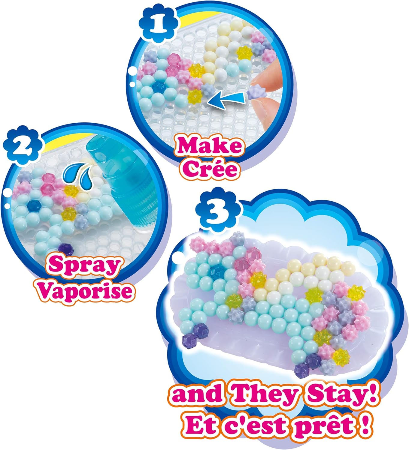 Aquabeads 31766 Fariy World & 31944 Mystic Unicorn Set, Multi Color