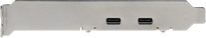 StarTech.com 2-Port USB 3.2 Gen 2x1 (10Gbps) PCIe Card - USB-C SuperSpeed PCI Express 3.0 x4 Host Controller Card - USB Type-C PCIe Add-On Adapter Card - USB C Expansion Card (PEXUSB312C3