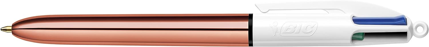 BIC Bolígrafo Blanco Rosa (12 Piezas