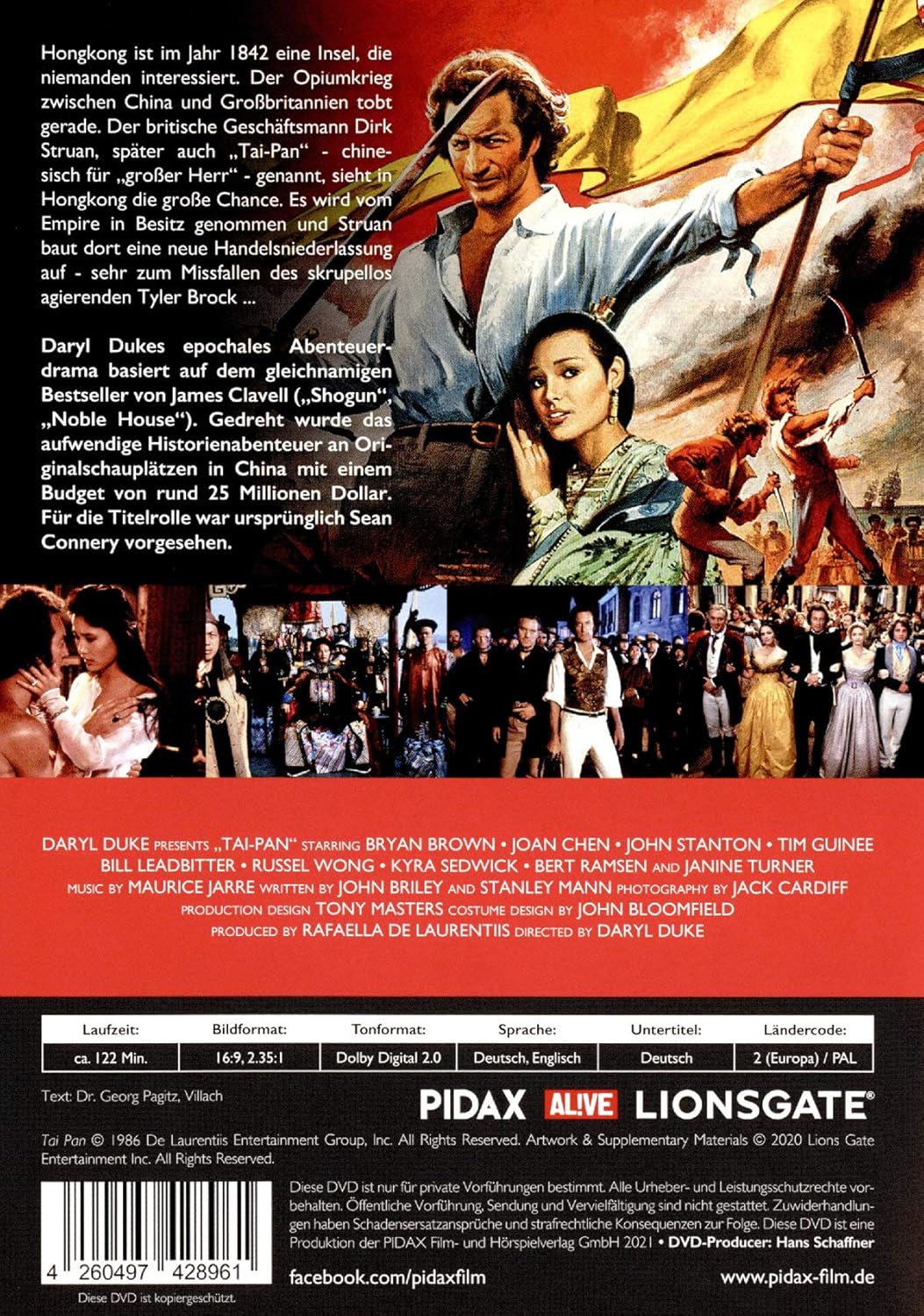 Tai-Pan - Remastered Edition / Abenteuer-Epos nach dem Bestseller von James Clavell (Pidax Film-Klassiker)