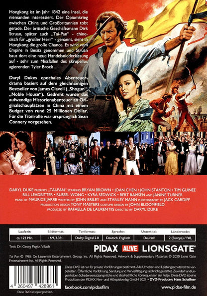 Tai-Pan - Remastered Edition / Abenteuer-Epos nach dem Bestseller von James Clavell (Pidax Film-Klassiker)