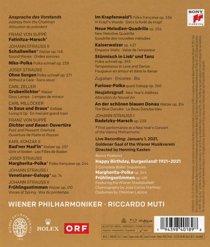 Neujahrskonzert 2021 / New Year's Concert 2021 - Riccardo Muti