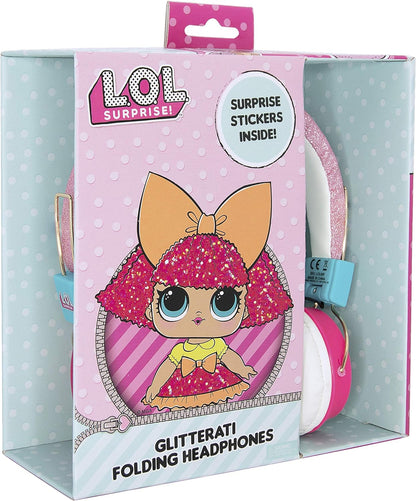 OTL - Auriculares con Cable Rosas LOL Surprise Squad Goals para Niños (PC