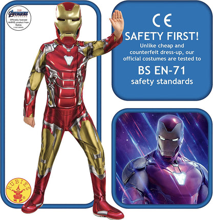 Rubie's Official Avengers Endgame Iron Man, Classic Child Costume