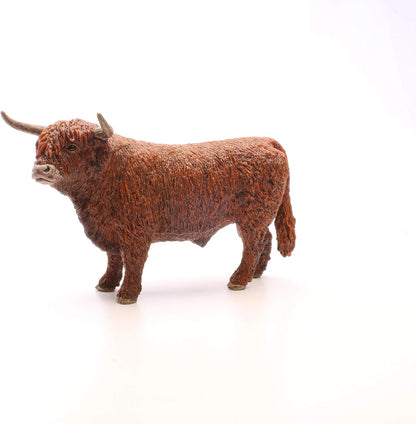 Schleich- Highland Bull Animal Farm World, Multicolor, M (13919