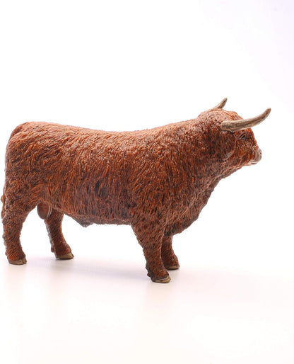 Schleich- Highland Bull Animal Farm World, Multicolor, M (13919