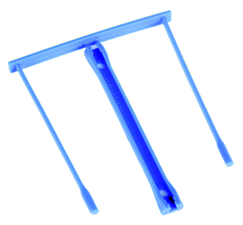 Seco E-Clip Plastic Filing Clip - Blue (Pack of 20