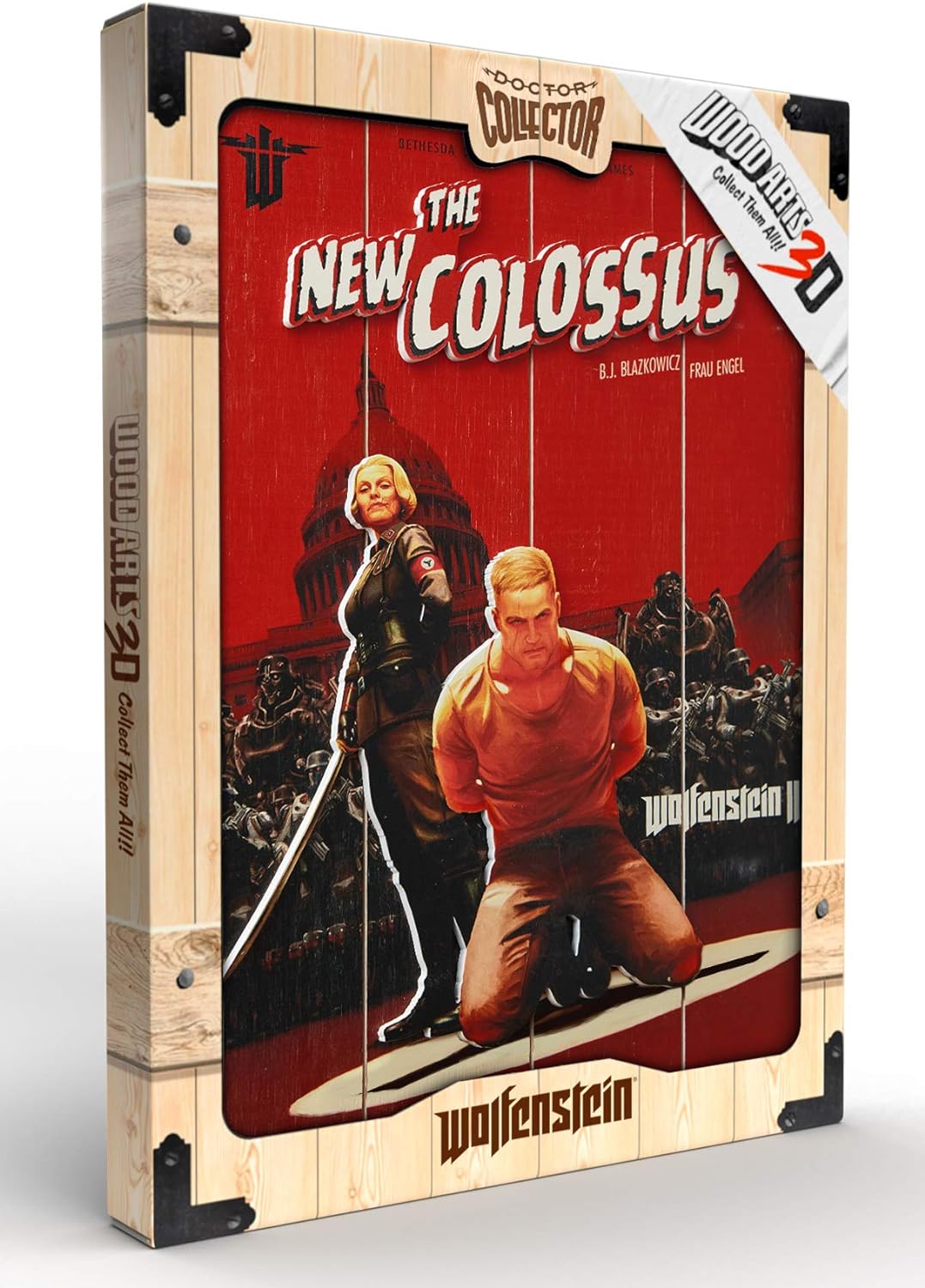 Doctor Collector- Wolfenstein Colossus Woodarts 3D Edición Limitada (DCWOLF01