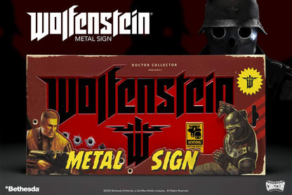 Doctor Collector Wolfenstein The New Colossus Metal Sign