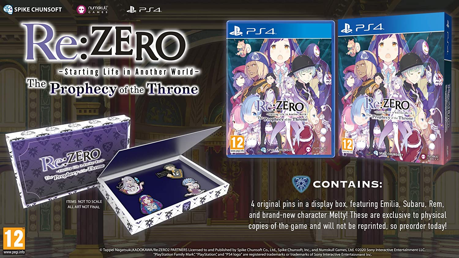 Re: Zero - Starting Life In Another World: The Prophecy Of The Throne (PS4) PlayStation 4