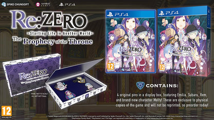 Re: Zero - Starting Life In Another World: The Prophecy Of The Throne (PS4) PlayStation 4