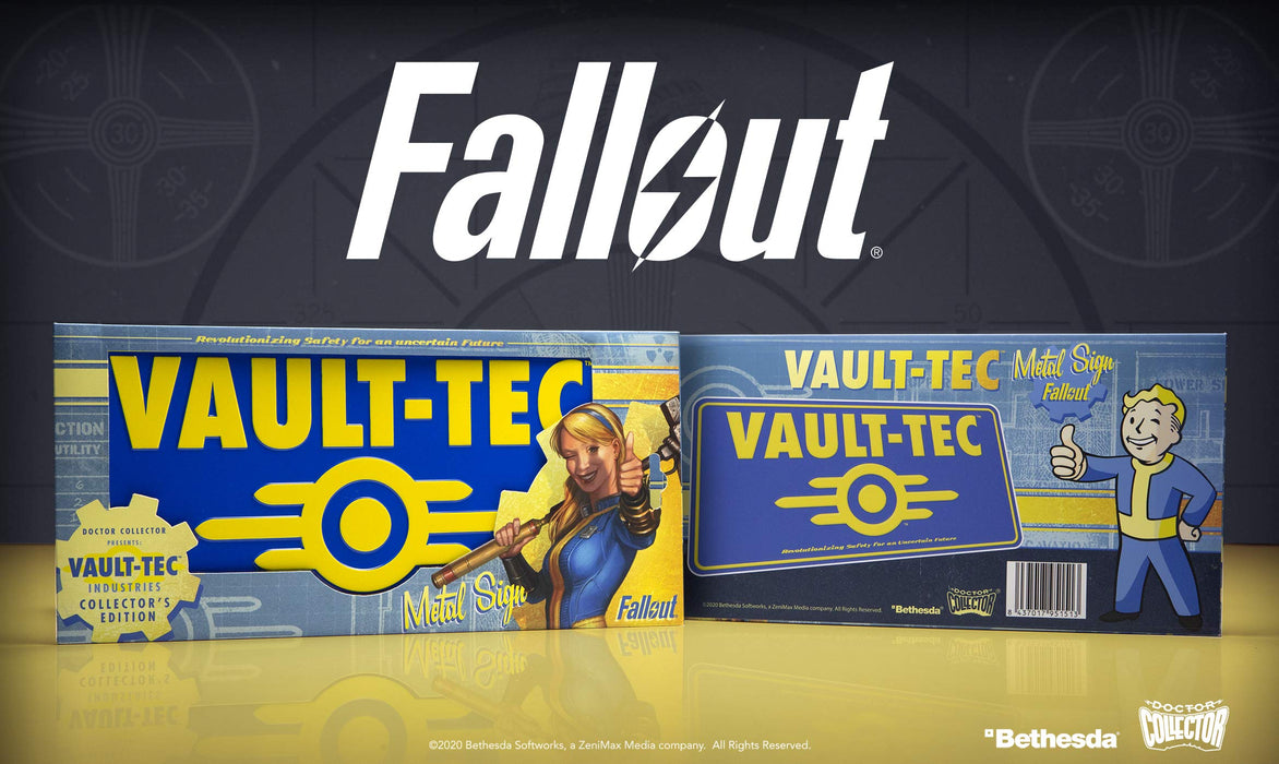 Fallout: Vault-Tec Metal Sign (Collectors Edition) Metal Sign /Merchandise