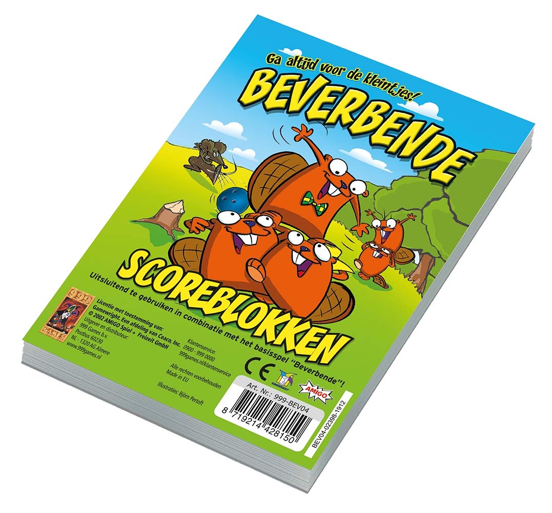Scoreblokken Beverbende Drie Stuks