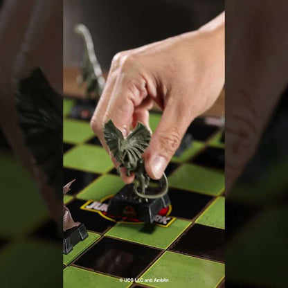 The Noble Collection Jurassic Park Chess Set - 32 Highly Detailed Plastic Chess Pieces - Officially Licensed Jurassic Park Film Set Movie Game Gifts Single