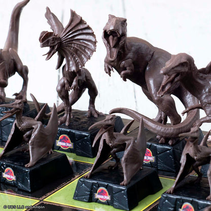 The Noble Collection Jurassic Park Chess Set - 32 Highly Detailed Plastic Chess Pieces - Officially Licensed Jurassic Park Film Set Movie Game Gifts Single