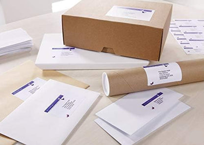 Avery Self Adhesive Address Mailing Labels, Inkjet Printers, 16 Labels per A4 Sheet, 400 labels, QuickDRY (J8162