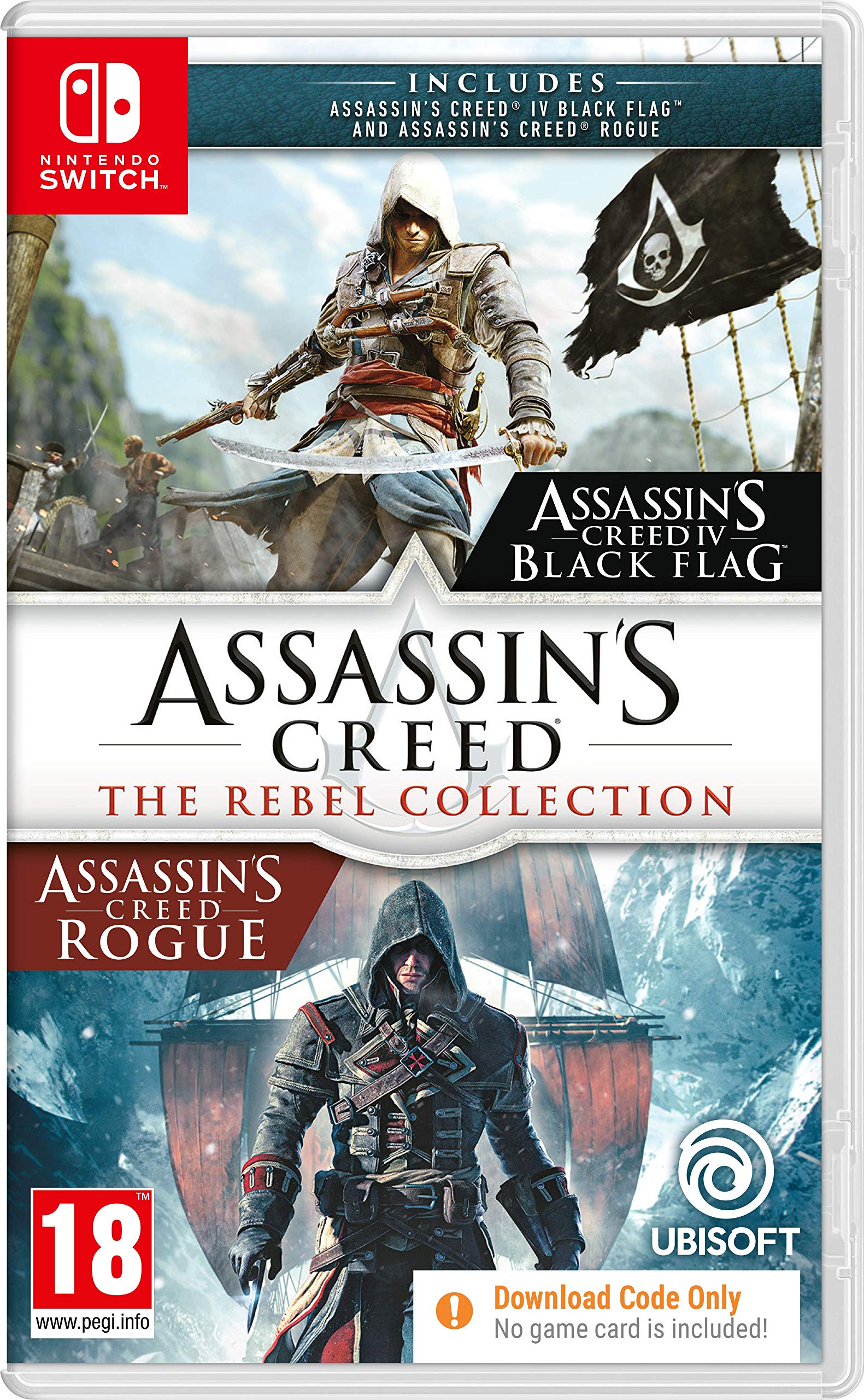 Assassins Creed Rebel Collection [Code In A Box] (Switch)
