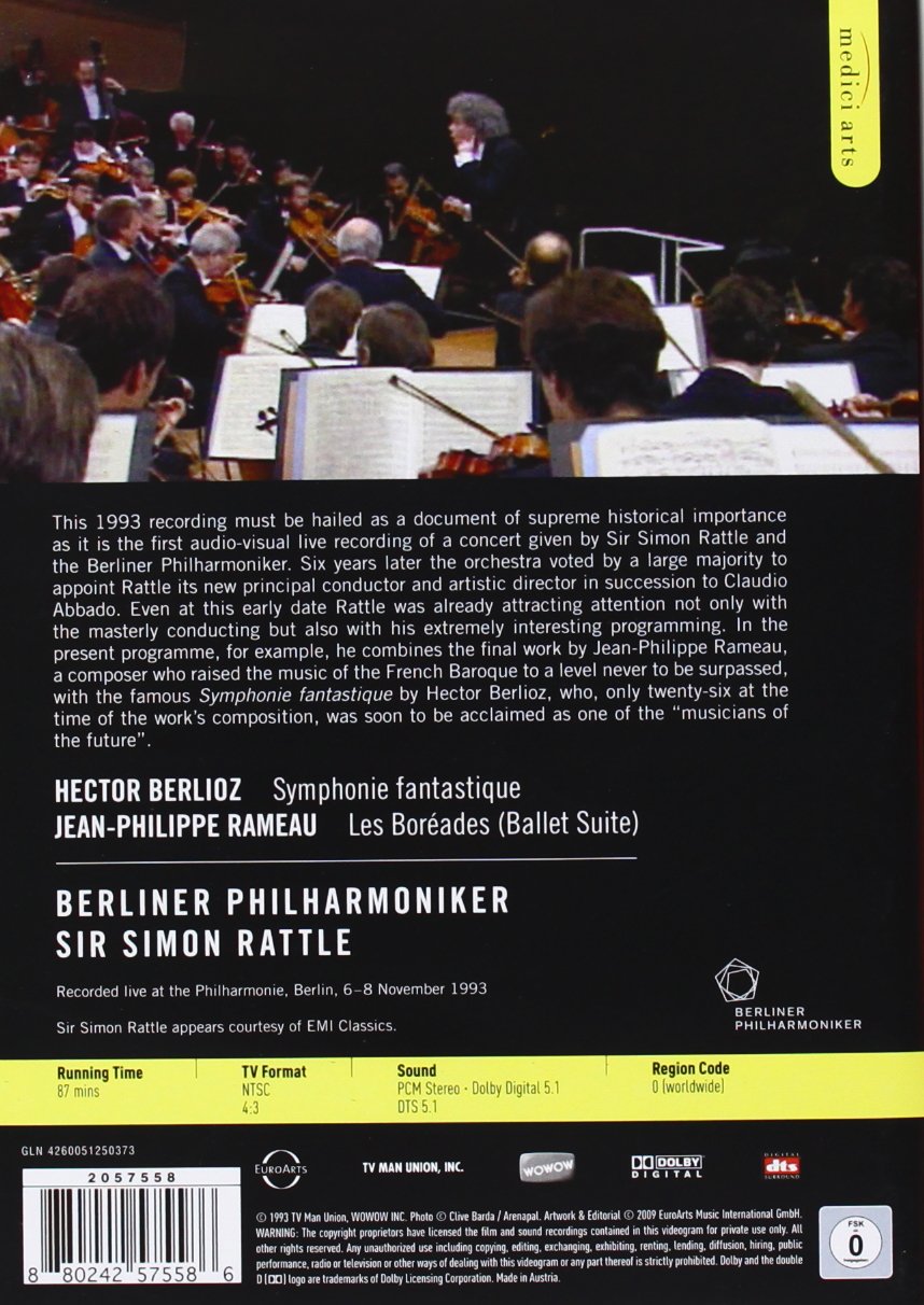 Simon Rattle & Berliner Philharmoniker - Berlioz / Rameau (NTSC