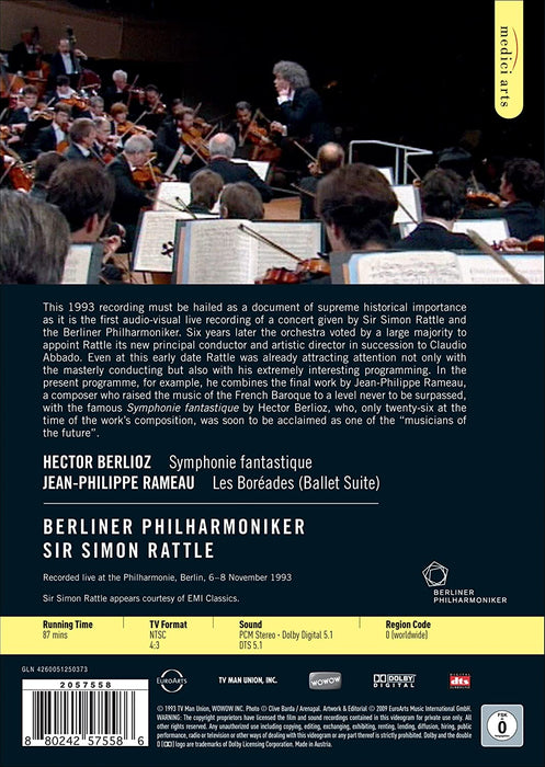 Simon Rattle & Berliner Philharmoniker - Berlioz / Rameau (NTSC