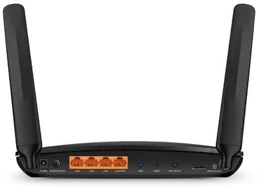 TP-Link AC1200 4G+ Cat6 Wireless Dual Band Gigabit Router, 4G/3G Network SIM Slot Unlocked, MU-MIMO technology, No Configuration required, Support Guest Network & Parental Control (Archer MR600