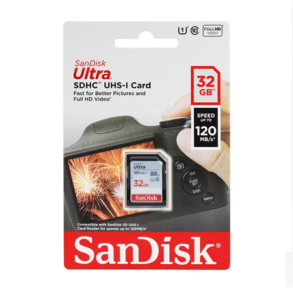 Sandisk Ultra - Flash Memory Card - 32 Gb - Uhs-I U1 / Class10 - Sdhc Uhs-I