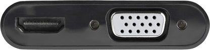 StarTech.com DisplayPort to HDMI VGA Adapter - DisplayPort 1.2 HBR2 to HDMI 2.0 (4K 60Hz) or VGA 1080p Converter Dongle - DP to HDMI or VGA Monitor Adapter - Digital Video Display Adapter (DP2VGAHD20