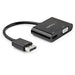 StarTech.com DisplayPort to HDMI VGA Adapter - DisplayPort 1.2 HBR2 to HDMI 2.0 (4K 60Hz) or VGA 1080p Converter Dongle - DP to HDMI or VGA Monitor Adapter - Digital Video Display Adapter (DP2VGAHD20