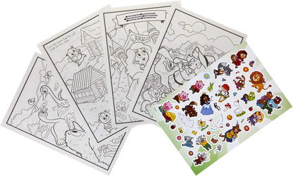 Mini Kids - Kleurboek Sprookjes 96blz