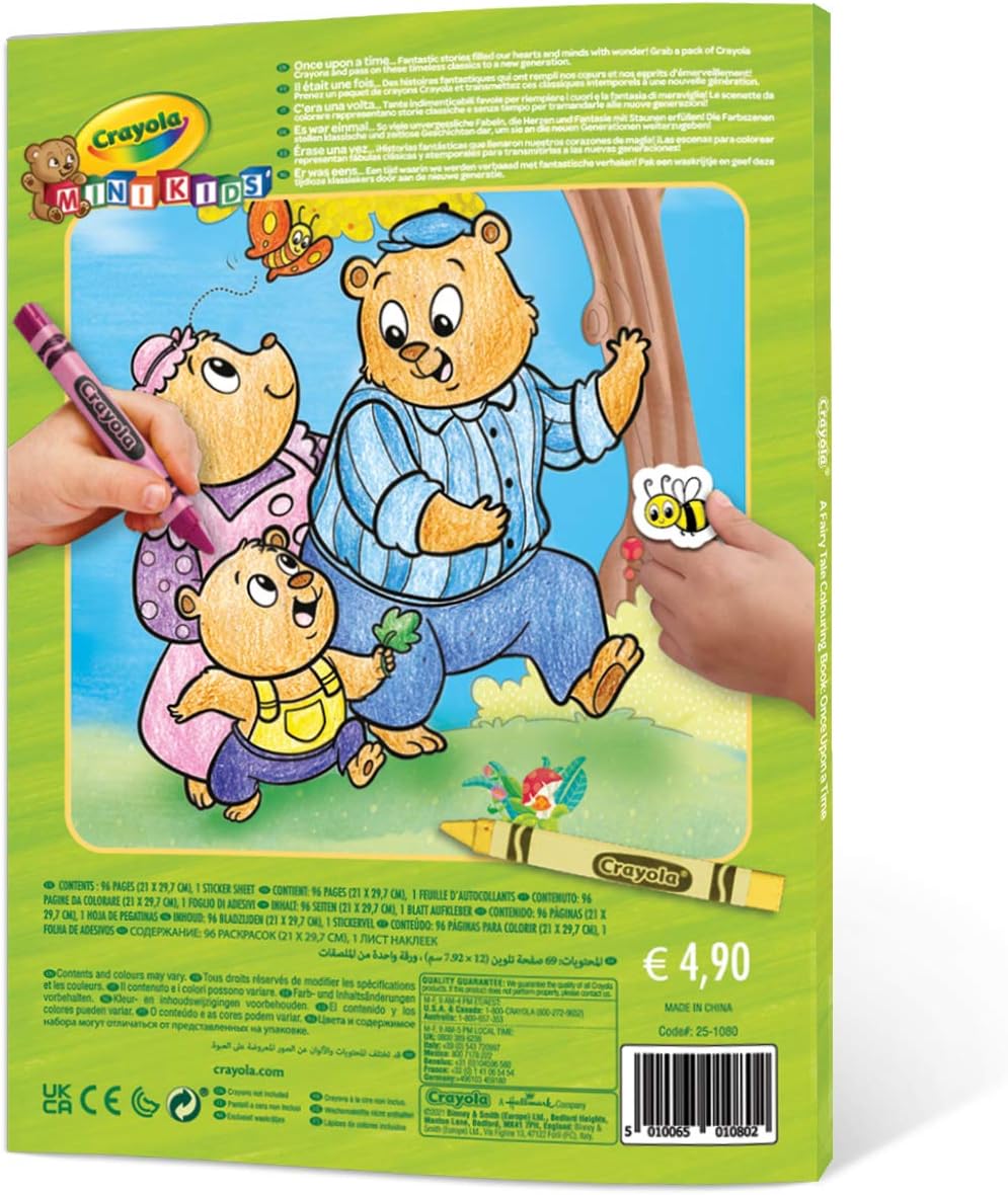 Mini Kids - Kleurboek Sprookjes 96blz