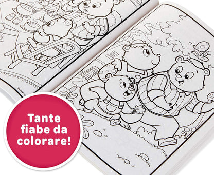 Mini Kids - Kleurboek Sprookjes 96blz