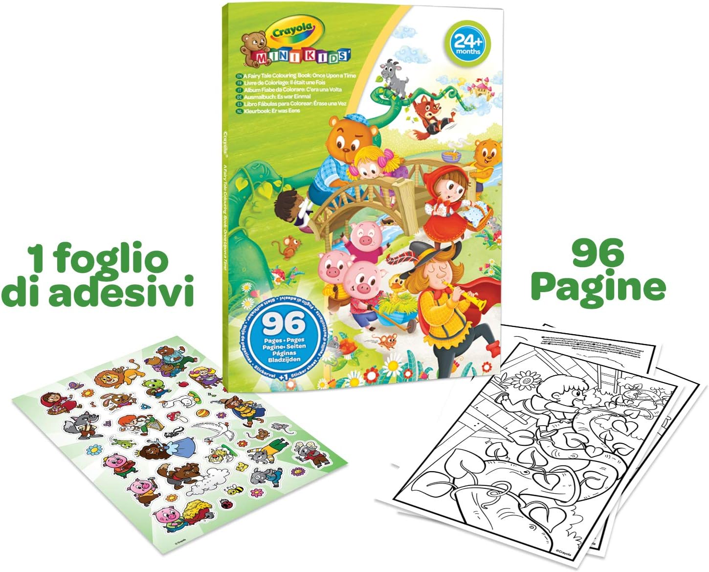 Mini Kids - Kleurboek Sprookjes 96blz