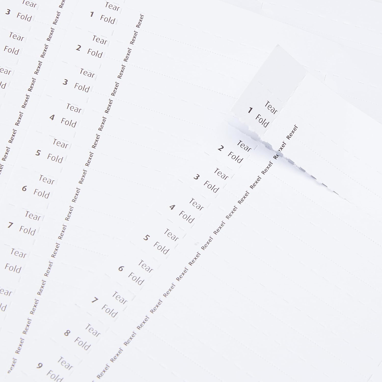 Rexel Crystalfile Lateral 275 Tab Inserts White (Pack of 57) 78370