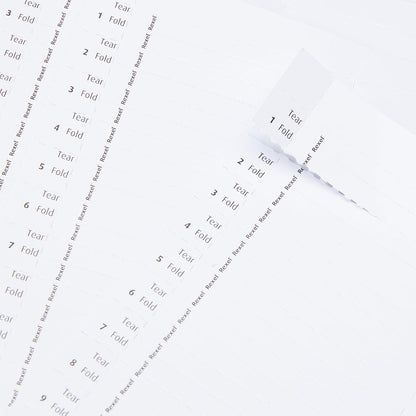 Rexel Crystalfile Lateral 275 Tab Inserts White (Pack of 57) 78370